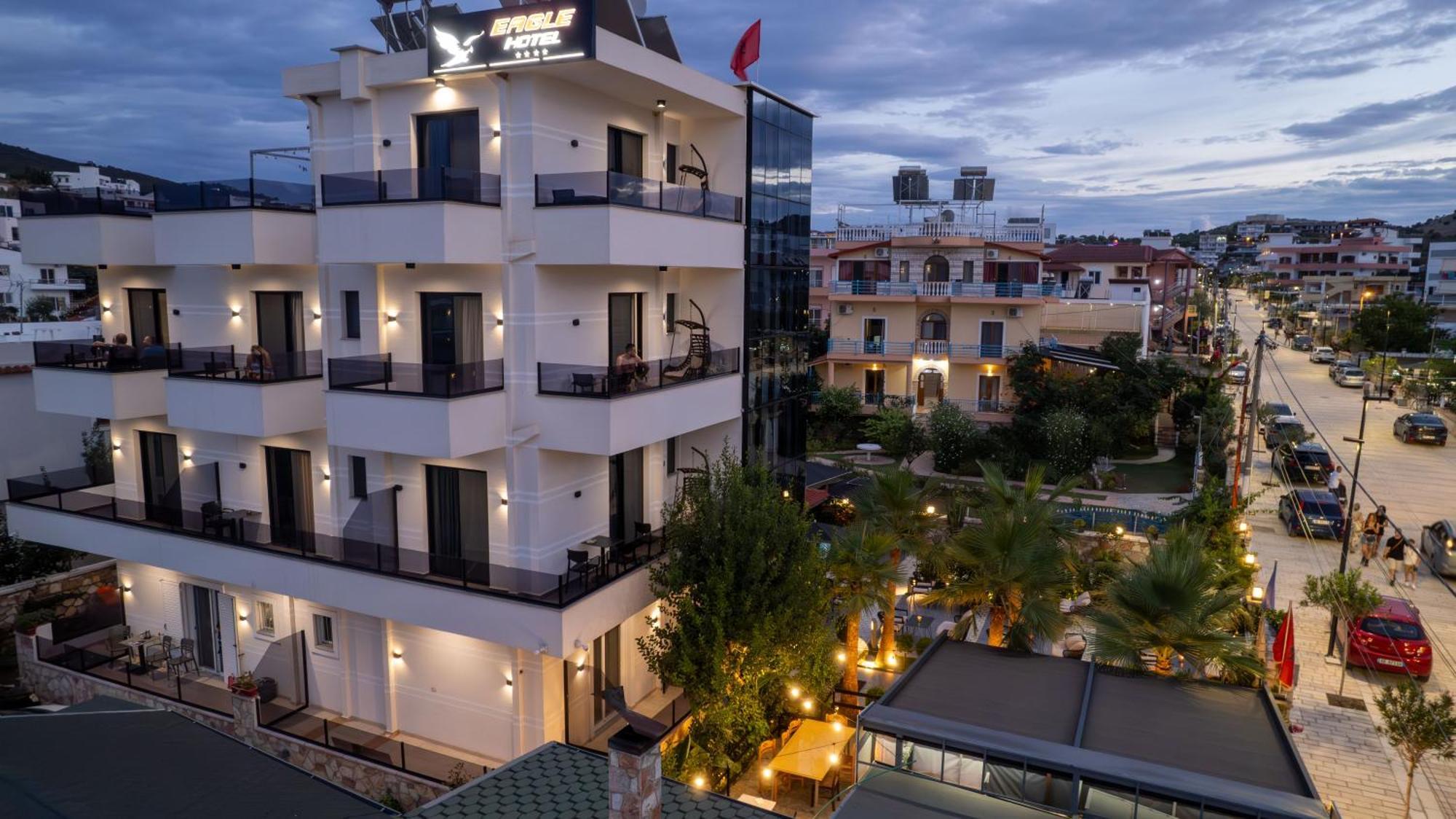 Hotel Eagle Ksamil Eksteriør billede